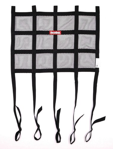 RaceQuip Black 18 X 21 SFI Ribbon Net