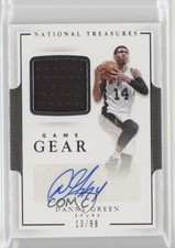 2016-17 Panini National Treasures Game Gear Auto 13/99 Danny Green #16 Auto tx8