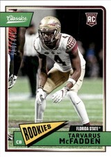 2018 Panini Classics Rookies Blue Back /175 Tarvarus McFadden #269 Rookie RC