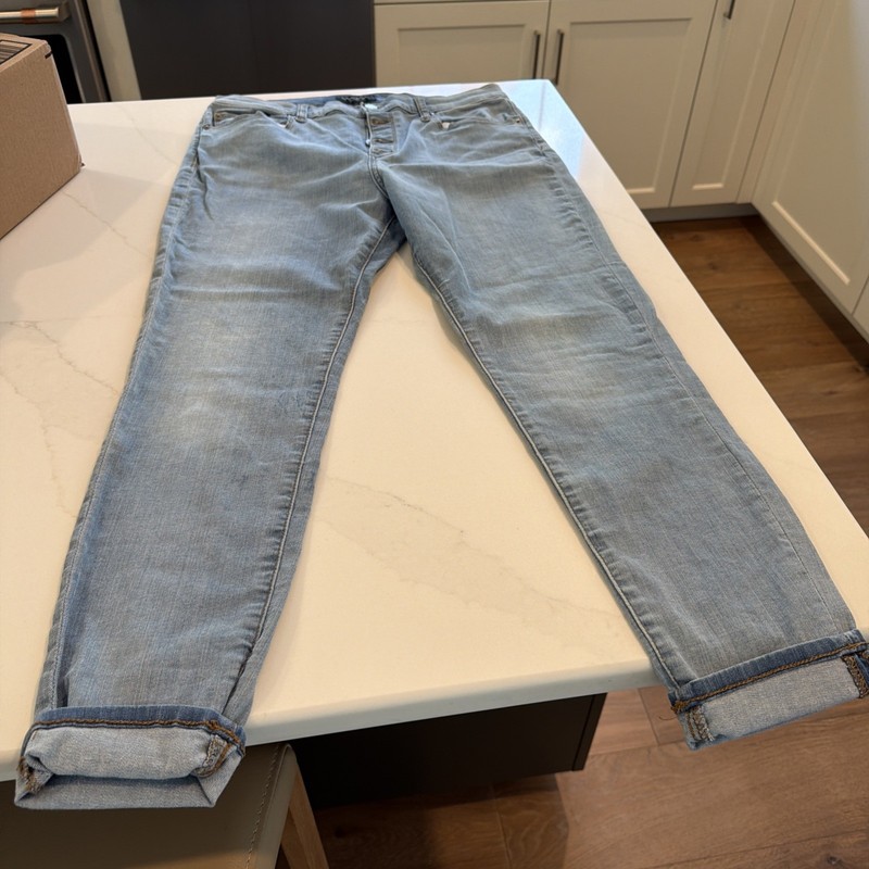 Banana Republic Women's Blue Jeans, High Rise, Skinny Fit, Cotton Blend