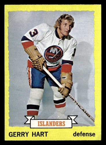 1973 Topps Gerry Hart #34 VG New York Islanders - Picture 1 of 2