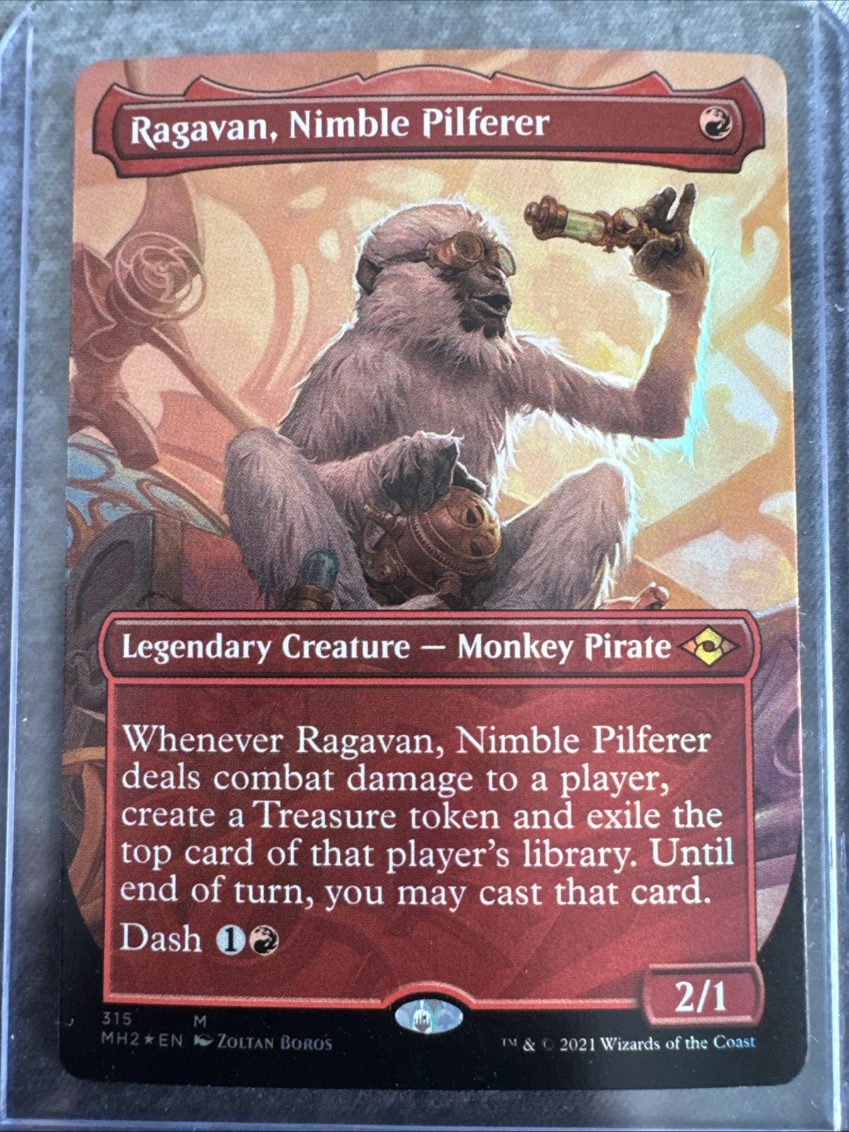 敏捷なこそ泥、ラガバン/Ragavan,Nimble Pilferer foil Ragavan, Nimble Pilferer | Modern Horizons 2 Variants Foil