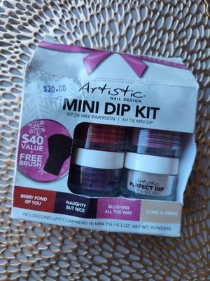Artistic Nail Design Mini Kit W Free Brusk