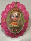 Vintage 1966 Mattel Liddle Kiddles Laverne Lucky Locket  Doll