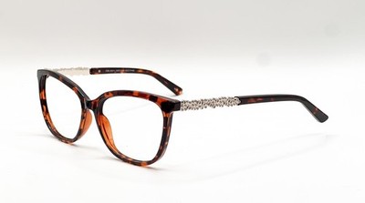 Chelsea Morgan Cms 20211 Tortoise Square Authentic Eyeglass Frames 59-17-145