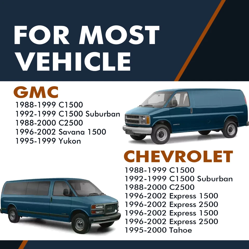 Juego de 4 rótulas de brazo de control superior delantero para GMC C1500 Suburban 1992-1999 Foto 2 de 4