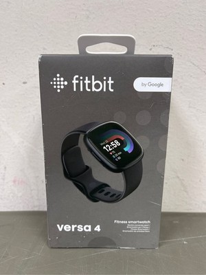 Fitbit Versa 4 Black Graphite Premium Smartwatch, 39mm - Black 25