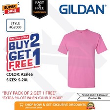 Gildan G200 Ultra Cotton T Shirt BUY 2 GET 1 FREE Blank Plain Casual Unisex Tee.