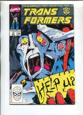 TRANSFORMERS #70 71 76 VF- WP NEWSSTAND V1 1990! ORIGIN CYBERTRON! 1ST RAD! LOW!