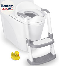 Potty Training Seat, Toddler Step Stool, 2 in 1 Potty Training Toilet for Kids