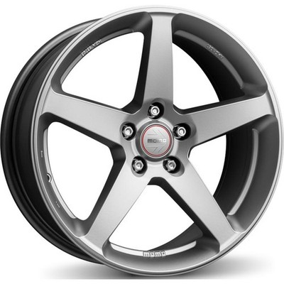 Alufelgen MOMO WHEELS FIVE 18'' 8J 5x114.3 ET 40 72.3 TITAN SILVER OPACO