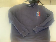 A.P.C. Les Roches 1350 Embroidered Sweatshirt Navy Large 