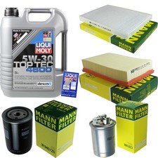 INSPEKTIONSKIT FILTER LIQUI MOLY ÖL 5L 5W-30 für VW Caddy II Kombi 9K9B 1.9 D