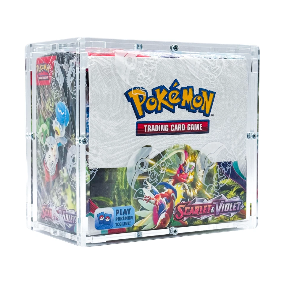 Acryl Case für Pokemon Display Booster Box 36er Schutz NEU - zB. Ewige Rivalen