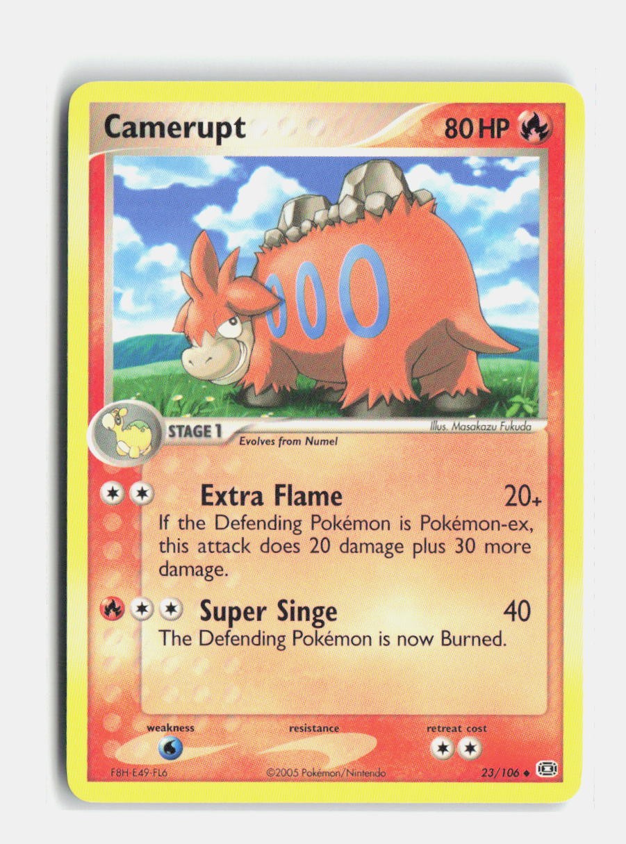 Camerupt 23/106 EX Emerald Pokemon LP