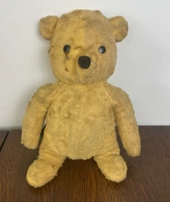 Vtg J Swedlin Walt Disney Prod. Winnie the Pooh Stuffed Animal Plush Old & Worn