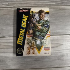 Metal Gear Nintendo Nes Game Complete With Box And Manuals