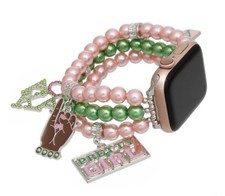 Alpha Kappa Alpha Sorority Apple Watch Band Sizes 38/40/41mm