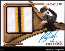 2026 Immaculate Collection Premium Red Paul Skenes PATCH AUTO 14/49 PIRATES