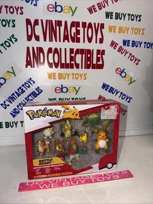 Pokémon Battle Figure Multi-Pack 8 Pack Pikachu Eevee Raichu Mimikyu Jazwares