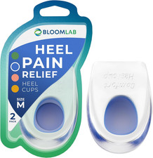 Almohadillas Gel Tacones 2 Pack Inserto Zapatos Fascitis Dolor Pies Hombre Mujer