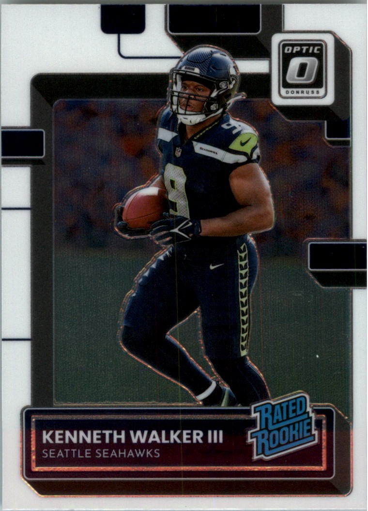 2022 Donruss Optic #218 Kenneth Walker III RR RC - FB