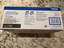 New Brother Genuine TN750 Black High-yield Printer Toner Cartridge