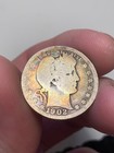 1902-P Silver Barber Quarter 25c, Colorful Rainbow Album Toning — photo 6
