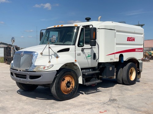 2008 International 4300 SBA Industrial Street Sweeper Truck Allison PTO bidadoo