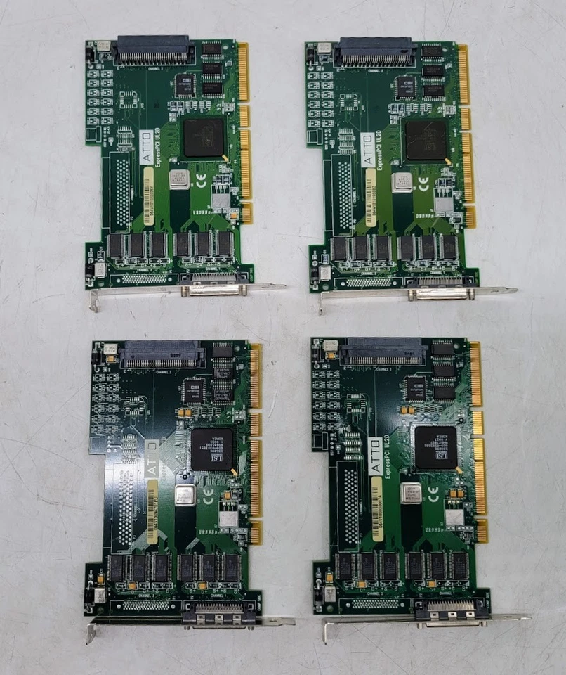 4X ATTO Express PCI UL2D Dual-Channel Ultra2 SCSI Host Adapter PCI-X Compatible - Image 3 of 3