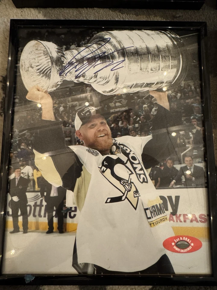 HORNQVIST SHULTZ IAN COLE RUSLAN FEDOTENKO SIGNED AUTOGRAPH PITTSBURGH PENGUINS - Image 2 of 4