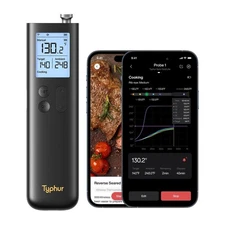 Typhur Sync Gold Wireless Meat Thermometer, Enhanced 10X Sub-1G Signal and St...