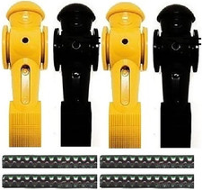 4 Foosball Men Counter Balanced Roll Pin