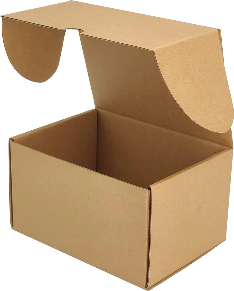 Lot of 50 Brown Corrugated Cardboard Boxes for Shipping Packaging (7" x 5" x 4") - Image 2 of 4
