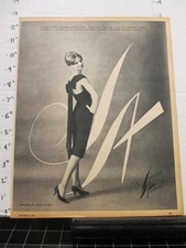 news ad 1959 JUNIOR Accent women's clothing dress Violet Feigin worsted wool