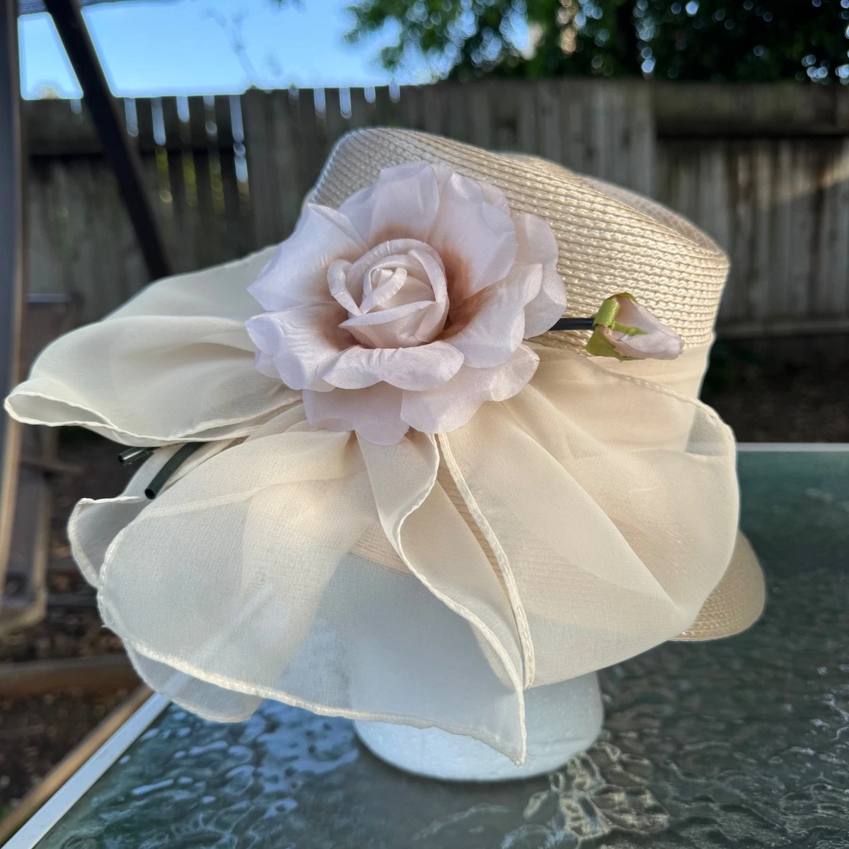 Straw Church/Dress Formal Hats for Women for sale | eBay