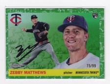 Zebby Matthews #238 Prices [Rookie] | 2025 Topps Chrome Platinum 