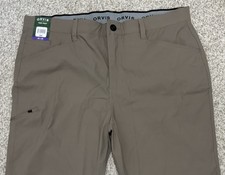 Orvis NEW Trek Pants men s Stretch Water Repellent Cargo Pant 40 X 30 Hiking