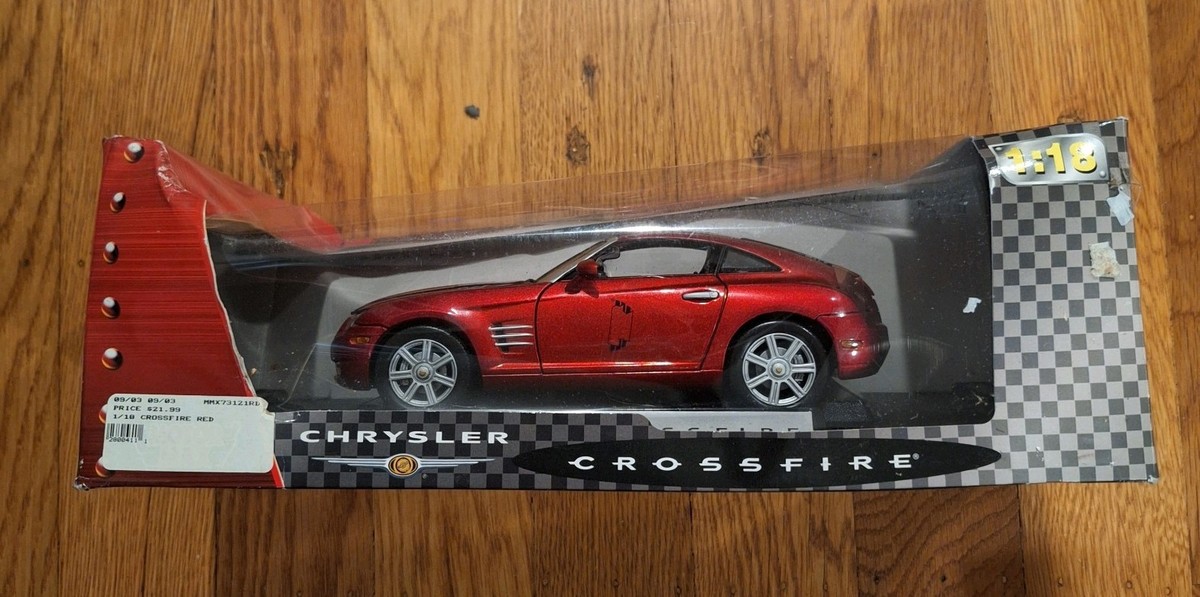 2004 Chrysler Crossfire Inferno Red 1/18 Motor Max New In Box