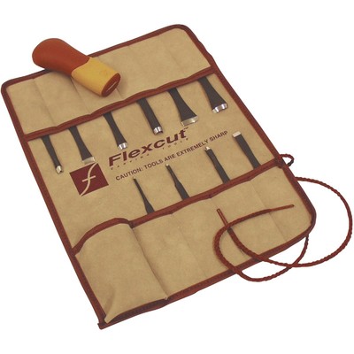 Flexcut 11-Piece Craft Carving Tool Set SK107 Flex Cut SK107 651646201070