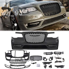 Complete Front Bumper Kit Conversion For 2015-2023 Chrysler 300 C SRT 8 Style