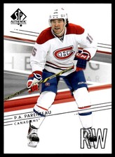 2014-15 SP Authentic P.A. Parenteau Montreal Canadiens #72