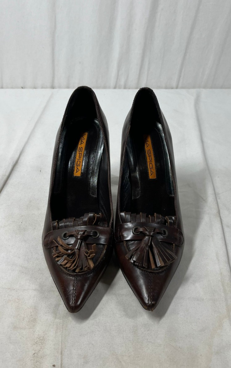 Via Spiga Women's Dark Brown Courts - Size 6M