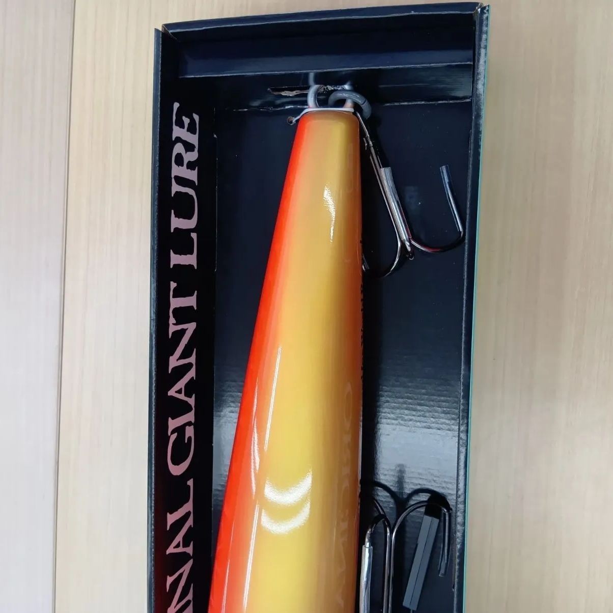 Jumbo Rapala 75cm in original box Gold Fluorescent RGL-GFR Reddish Yellow - Image 5