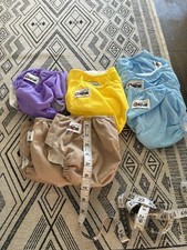 Qianqunui Adjustable Reusable Cloth Baby Diaper Covers Multicolor Set Of 9