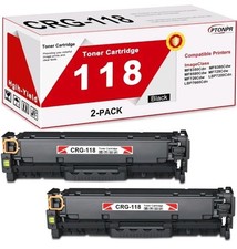 118 High-Yield Black Toner Cartridge 2-Pack Replacement for Canon 118 Toner...
