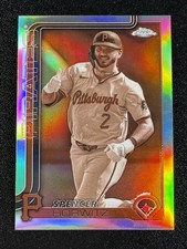 Spencer Horwitz Pittsburgh Pirates Sepia Refractors - 2025 Topps Chrome #243
