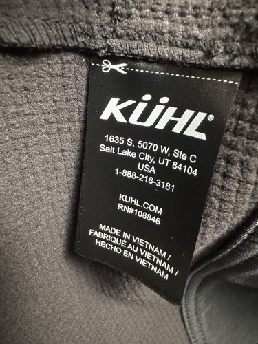 KUHL Vest Mens XXXL Black Winchester White Flyer Impakt Full Zip Pockets NEW NWT - Picture 8 of 12