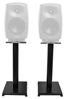 Rockville 21” BK Steel Studio Monitor Speaker Stands For Genelec 8030C Monitors