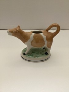 Pfaltzgraff Vtg Circle Of Kindness Country Deco Cow Cream Pitcher